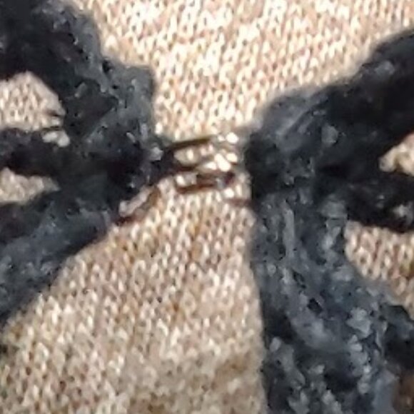 VENEZIA JEANS CLOTHING CROCHET RAMIE COTTON CARDIGAN EYE AND HOOK CLOSURE 18/20 - Picture 7 of 13